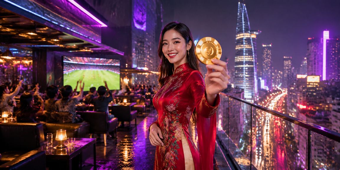 Không khí giải trí casino trực tuyến buổi tối tại TP.HCM – người chơi baccarat live qua điện thoại